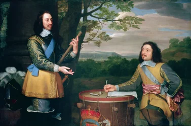 Portrait of Charles I and Sir Edward Walker